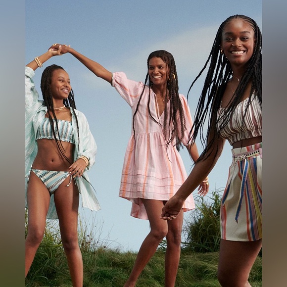 lemlem Dresses & Skirts - Lem Lem x H&M linen Pink Boho Dress, size M